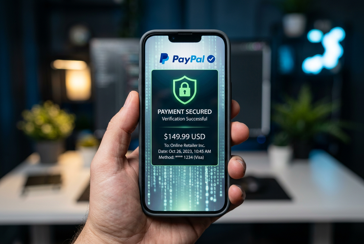 Bezpieczna autoryzacja płatności PayPal na smartfonie w kasynie online